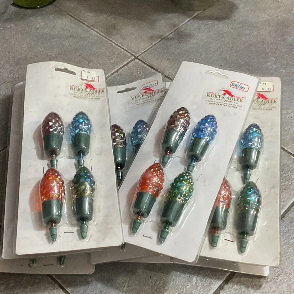 Kurt Adler Festive Multicolor Party Lights 8 packs of 4